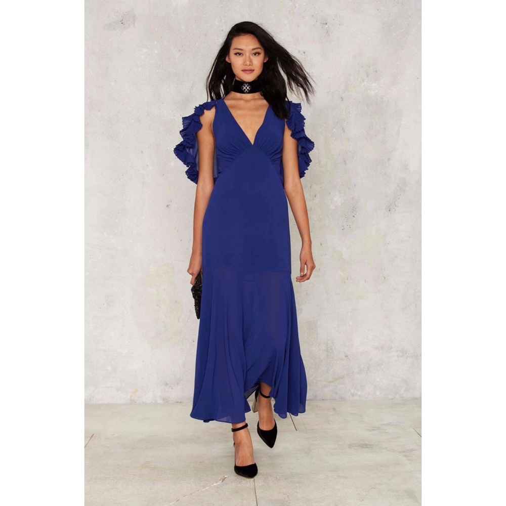 Nasty Gal The Last Pleat of My Heat Dress (NWOT)